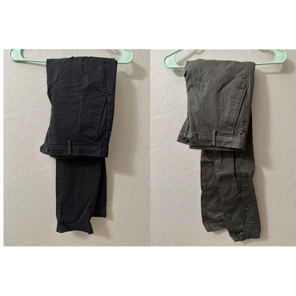 Lot Of 2 Men's Uniqlo Cotton Chinos (29x29)